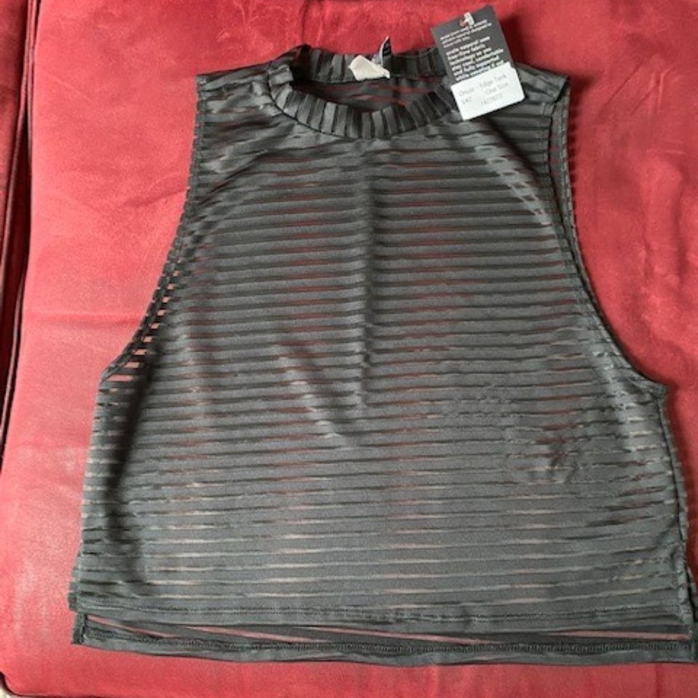 Onzie Crop Mock Neck Tank